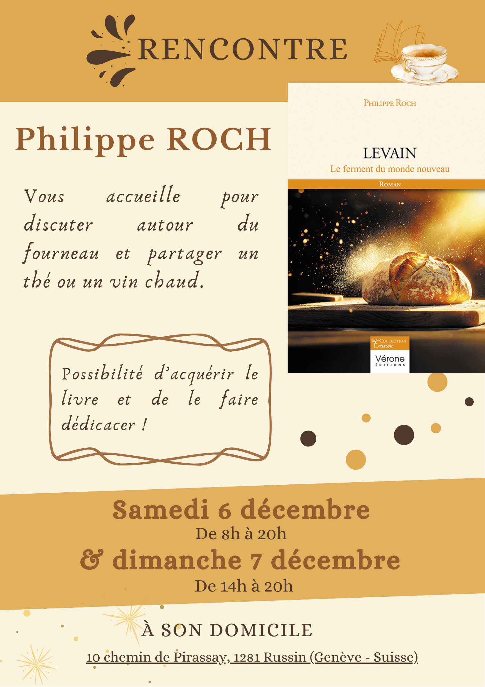 annonce rencontre et dédicace à Pirassay